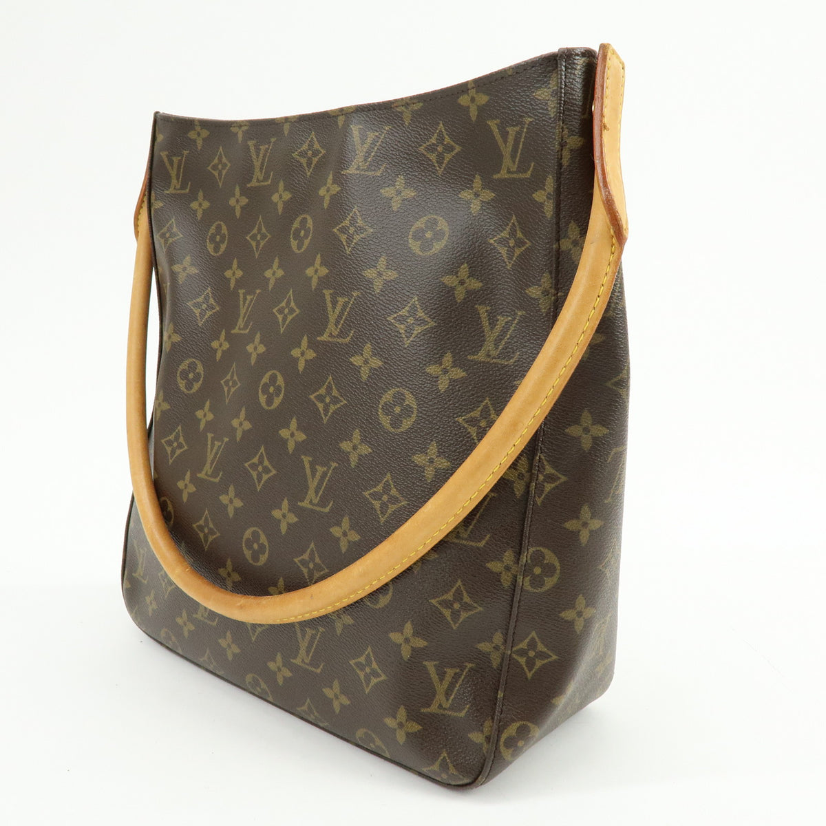 Louis Vuitton Monogram Looping GM Shoulder Bag Brown M51145