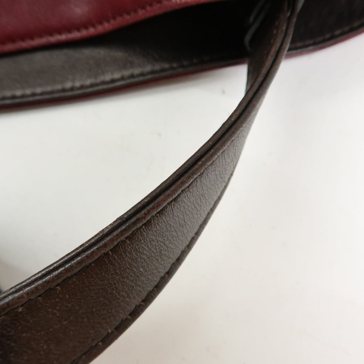 LOEWE Anagram Nappa Leather Shoulder Bag Crossbody Bag Purple