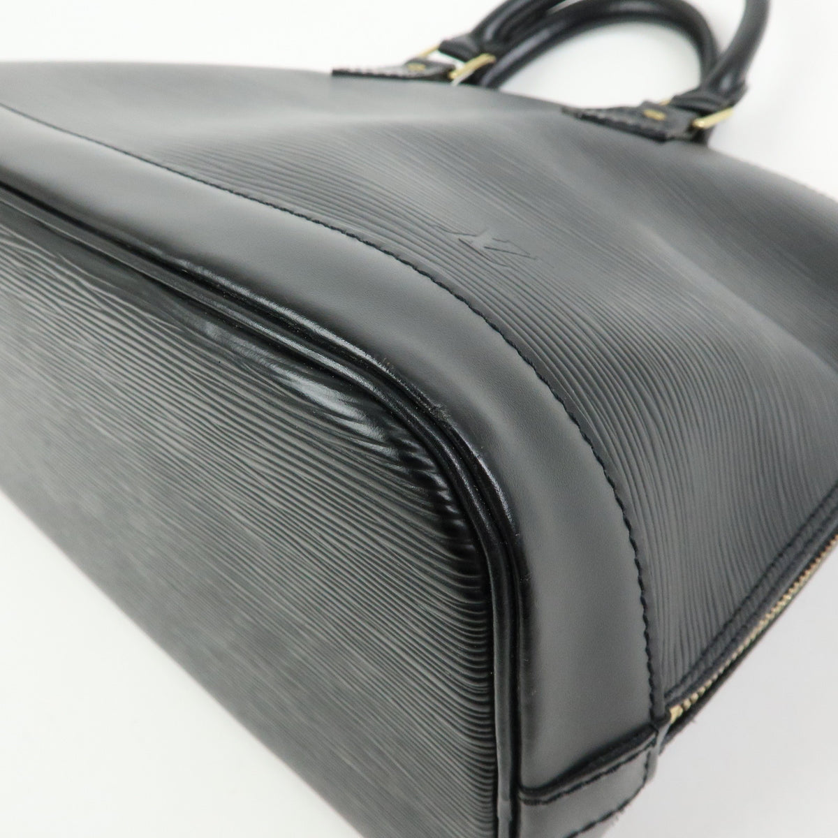 Louis Vuitton Epi Alma Leather Hand Bag Noir Black M52142