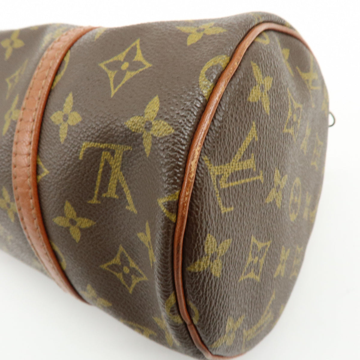 Louis Vuitton Monogram Papillon 30 Hand Bag Brown M51365