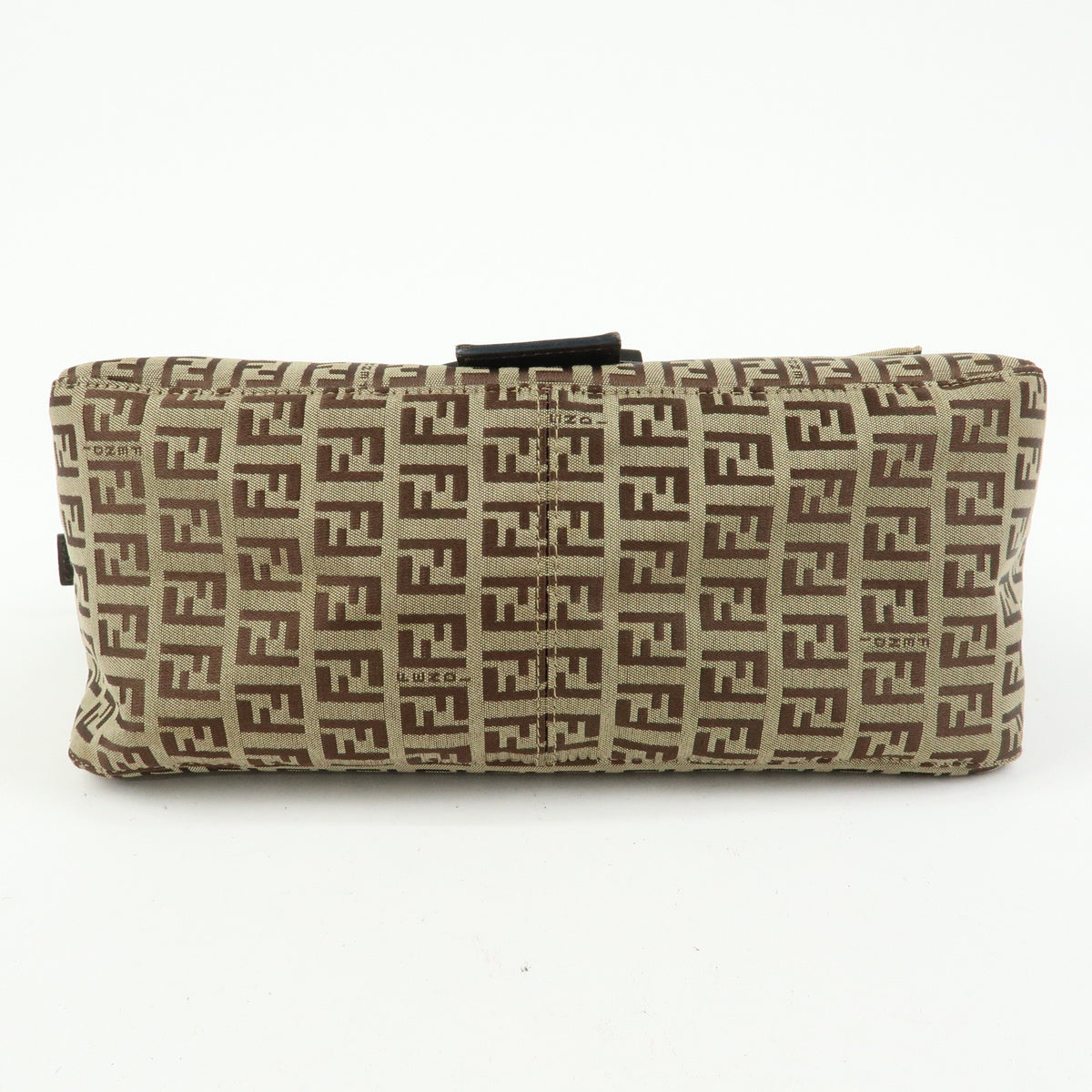 FENDI Mamma Baguette Zucchino Jaquard Leather Shoulder Bag 8BR001