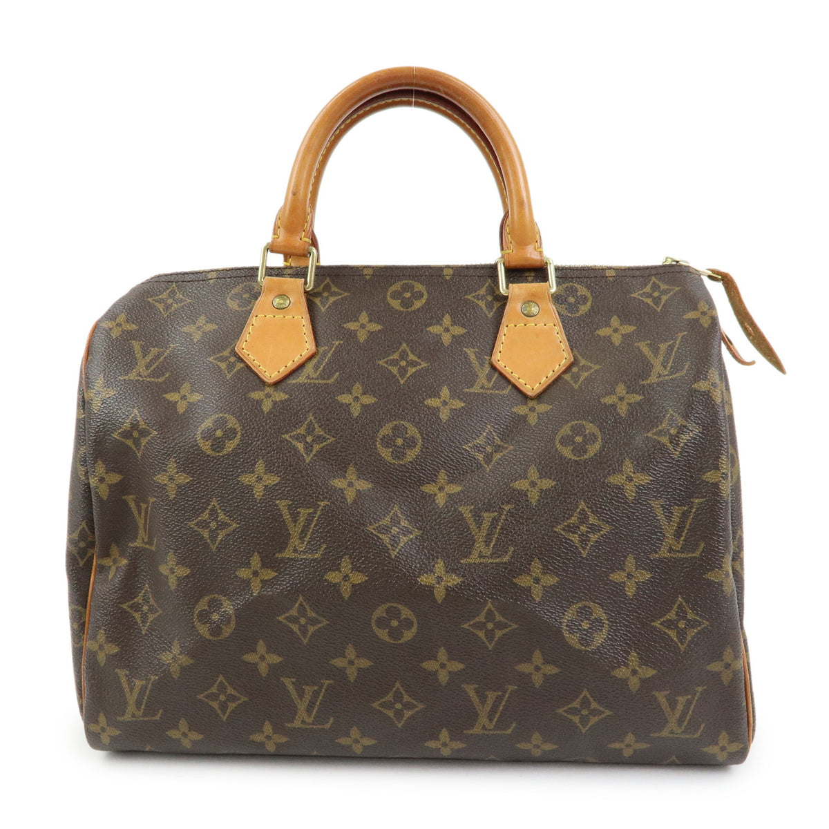 Louis Vuitton Monogram Speedy 30 Boston Bag Hand Bag Brown M41526