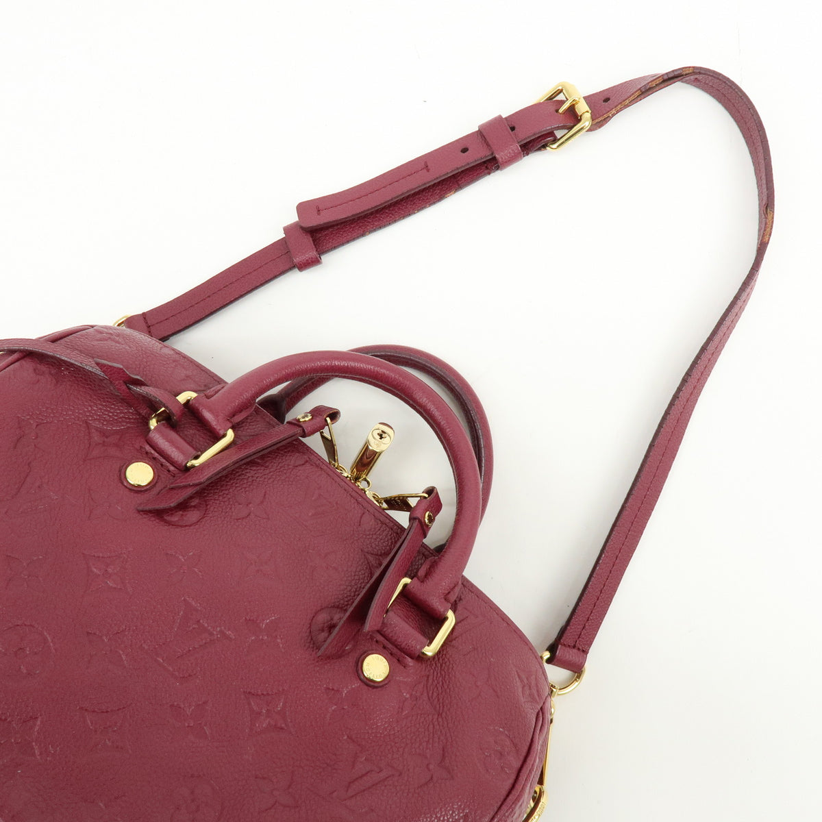 Louis Vuitton Monogram Empreinte Speedy Bandouliere 25 Aurore M40764