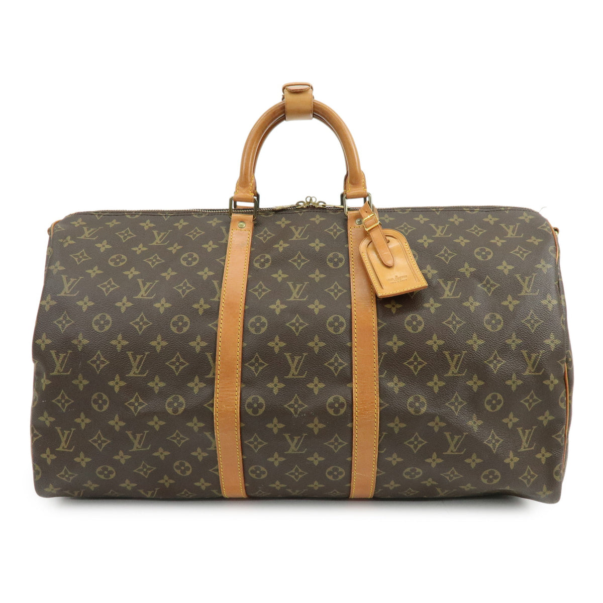 Louis Vuitton Monogram Keep All Bandouliere 55 Boston Bag M41414
