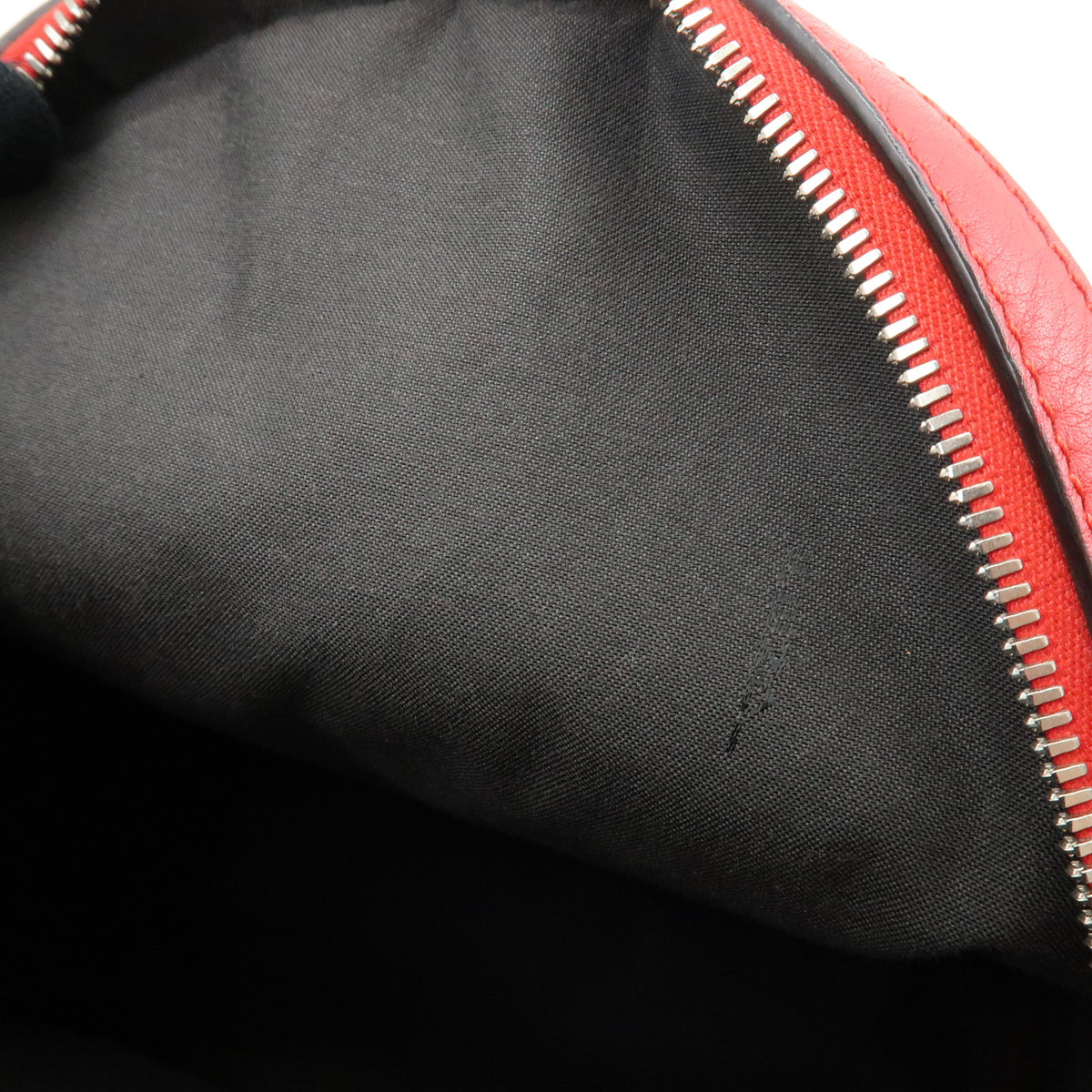 FENDI By the way Leather Mini Backpack Rucksack Studs Red 8BZ038