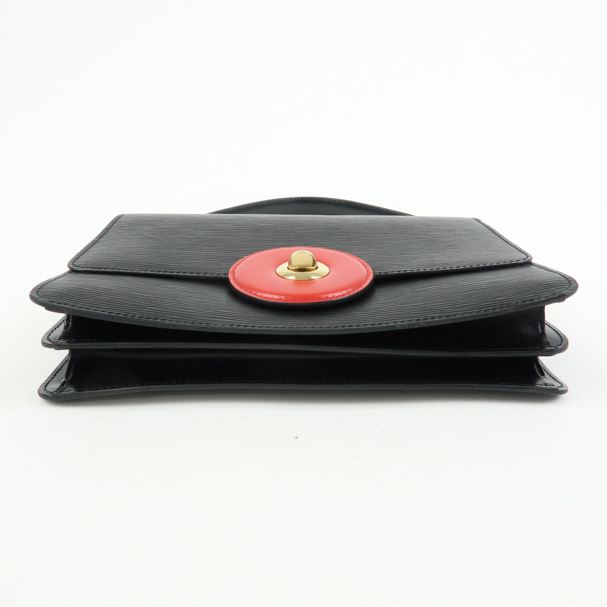 Louis Vuitton Epi Freeland Shoulder Bag Noir Castilian Red M52417