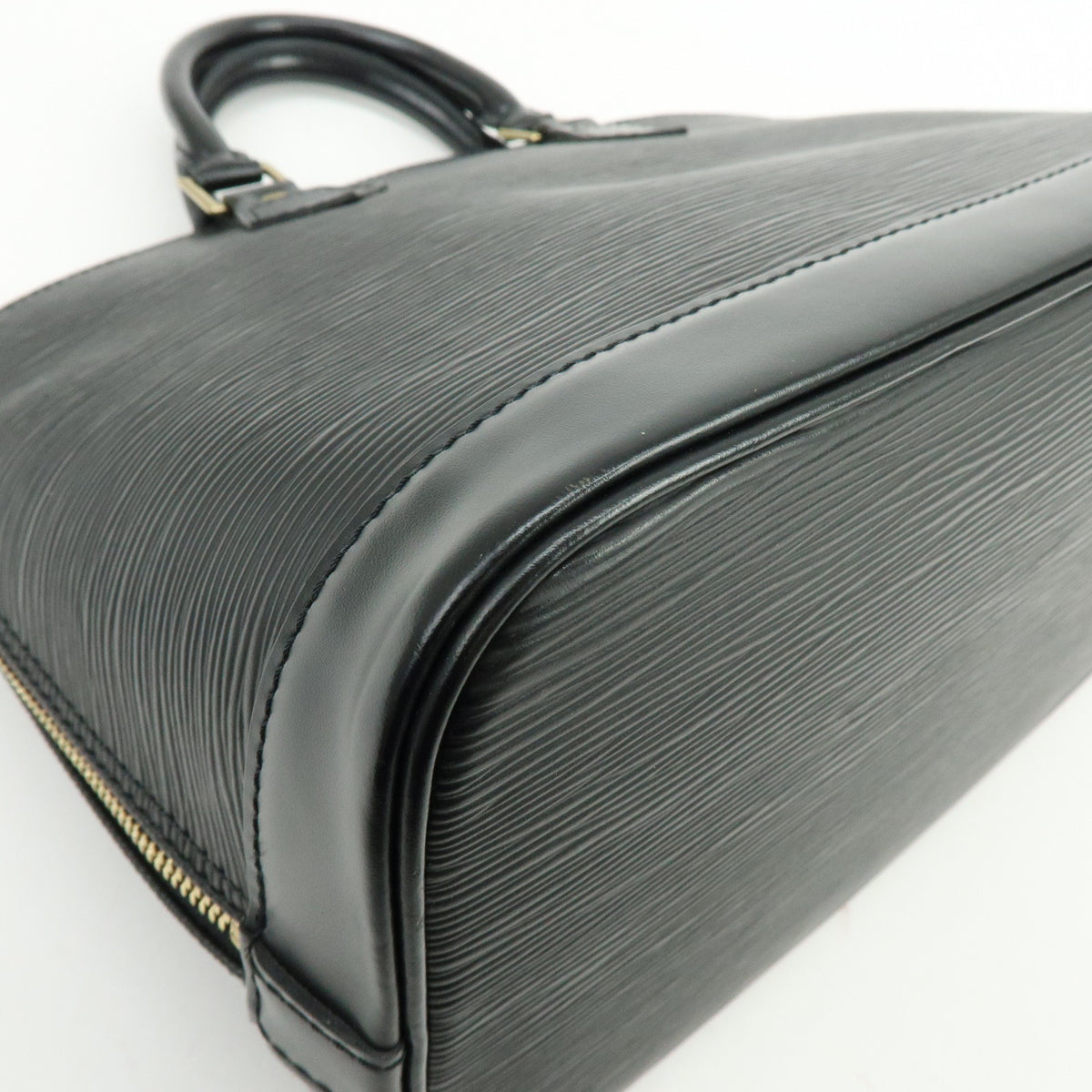 Louis Vuitton Epi Alma PM Leather Hand Bag Noir Black M52142