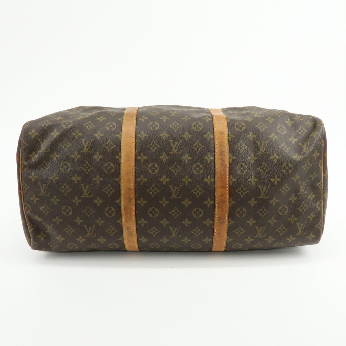 Louis Vuitton Monogram Sac Souple 55 Boston Bag Brown M41622