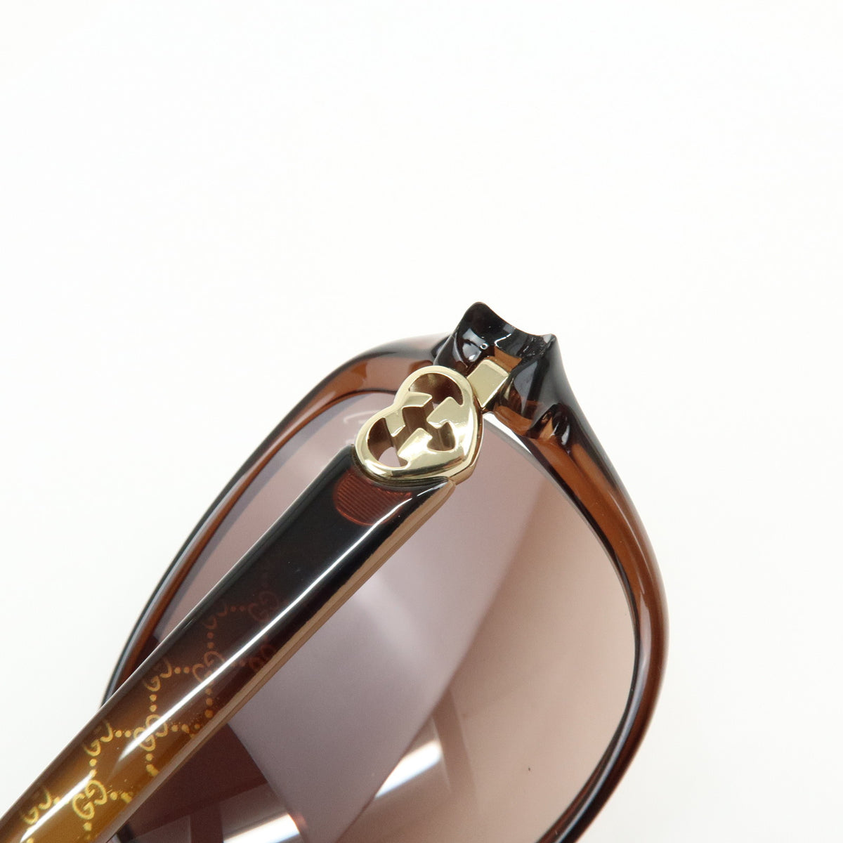 GUCCI Interlocking G Lovely Heart Plastic Sunglasses 64 □13 GG3792/F/S