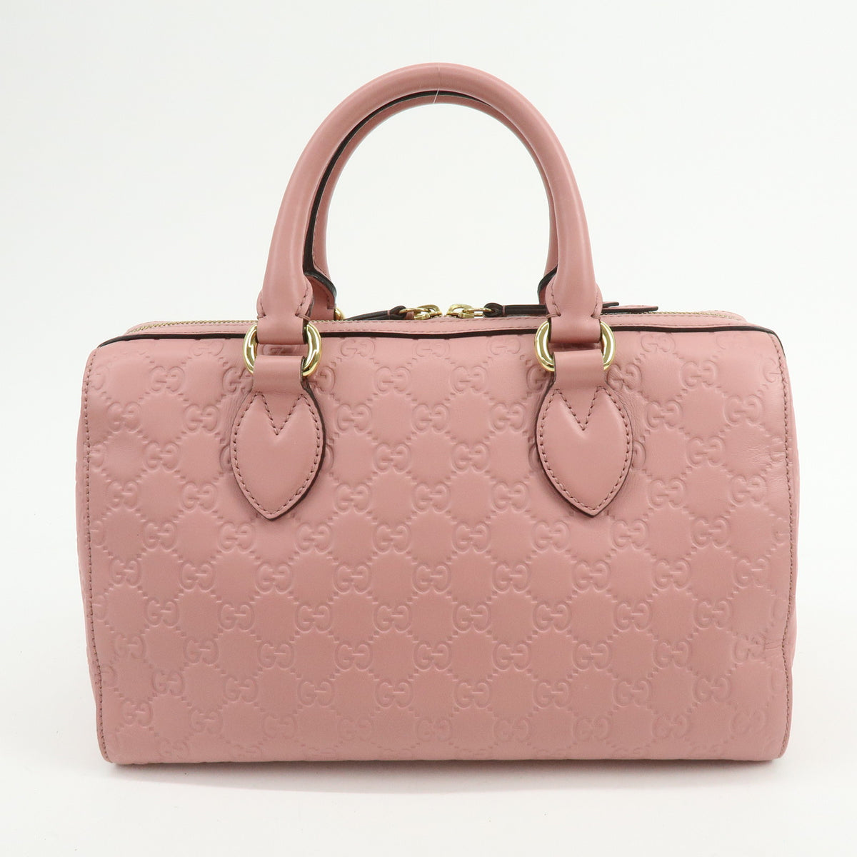 GUCCI Guccissima Leather 2Way Shoulder Bag Hand Bag Pink 453573