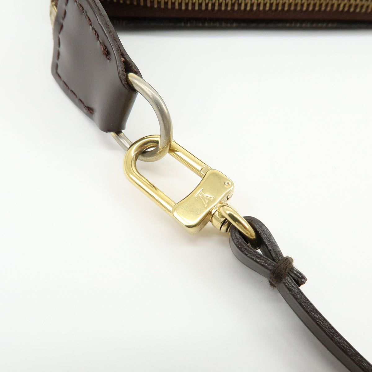 Louis Vuitton Damier Ebene Pochette Accessoires Hand Bag Brown N51985