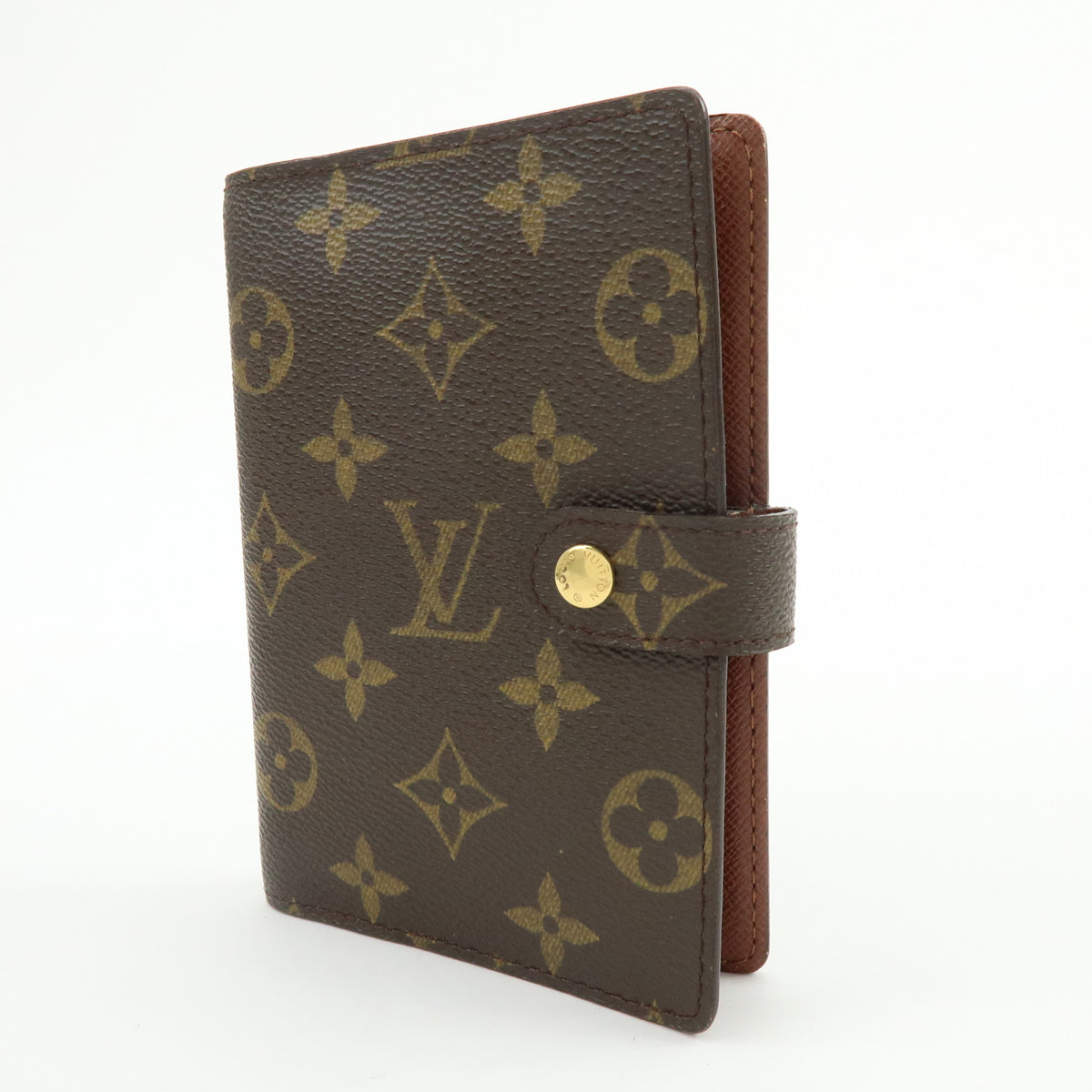 Louis Vuitton Monogram Agenda PM Planner Cover Brown R20005
