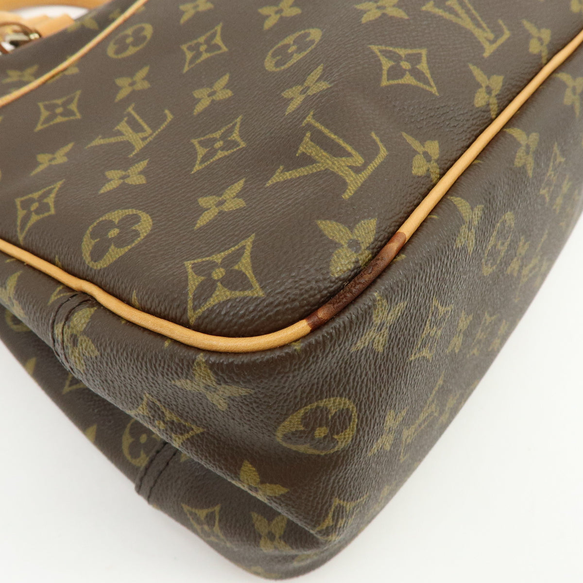Louis Vuitton Monogram Deauville Canvas Hand Bag Brown M47270