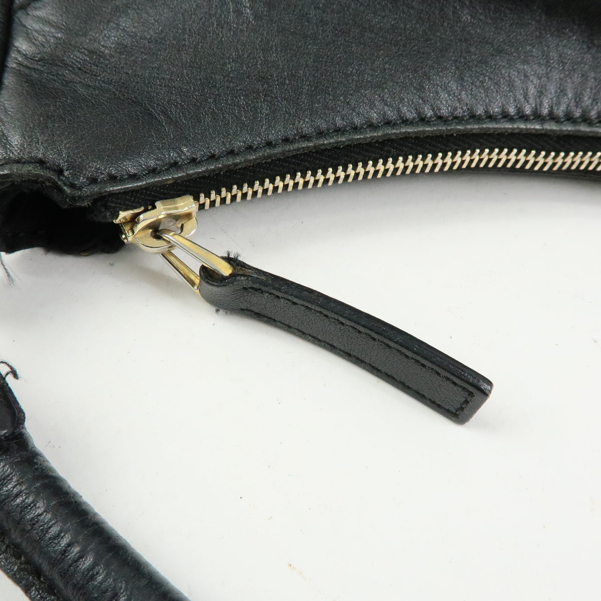 GUCCI Abbey Leather Shoulder Bag Hand Bag Black 189833