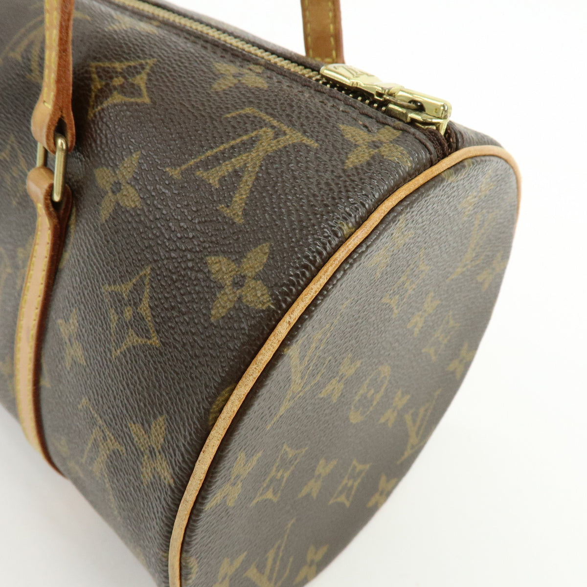 Louis Vuitton Monogram Papillon 30 Hand Bag Brown M51385