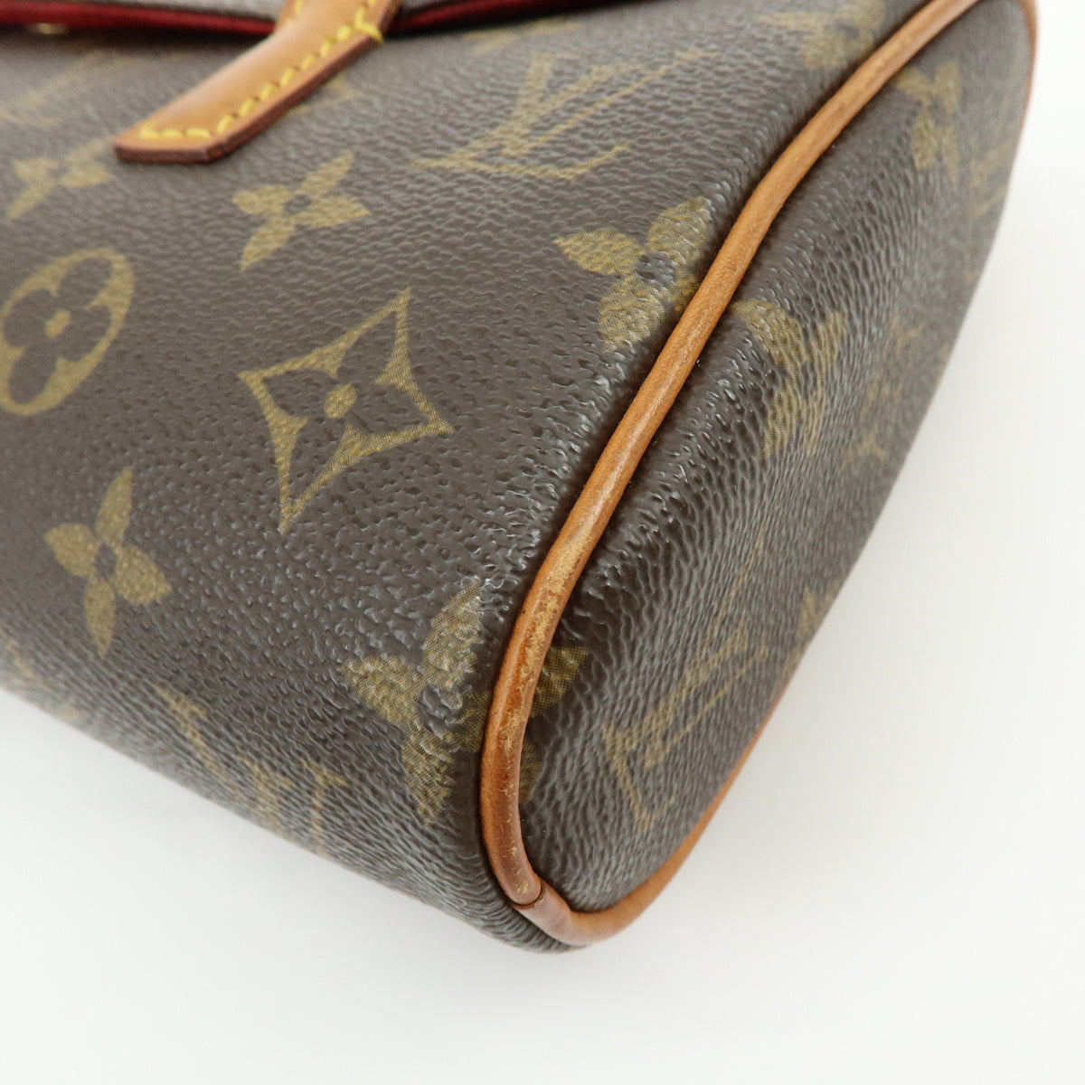 Louis Vuitton Monogram Canvas Sonatine Hand Bag Brown M51902