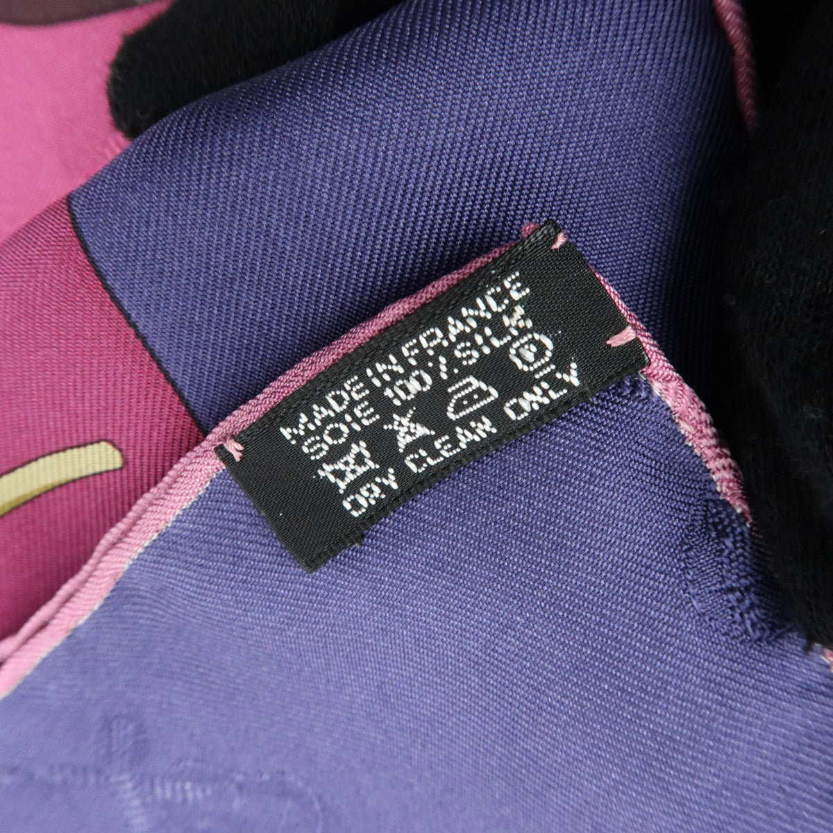 HERMES Carre 90 Silk 100% Scarf Fetes Venitiennes Purple