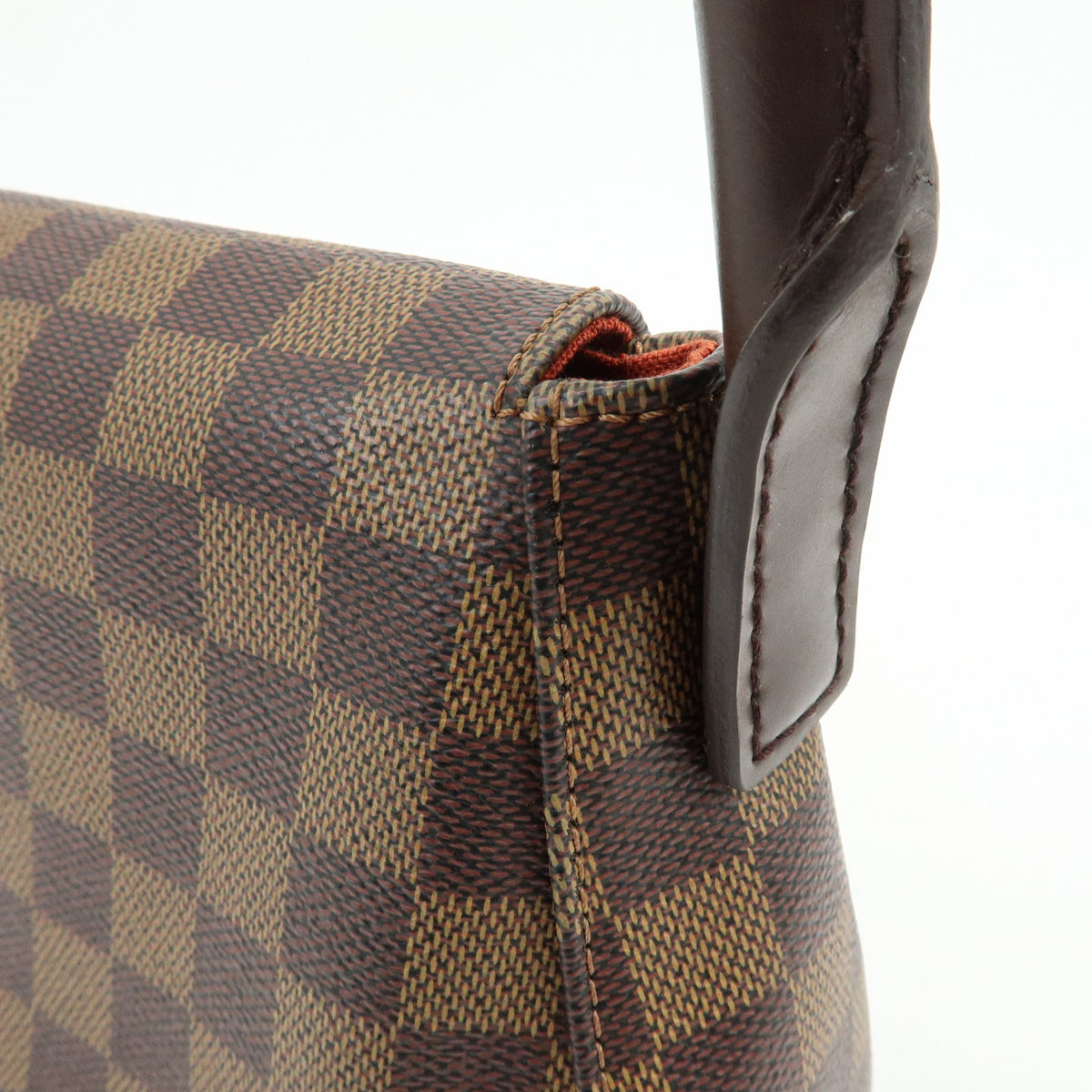 Louis Vuitton Damier Ebene Mini Looping Shoulder Bag Brown N51158