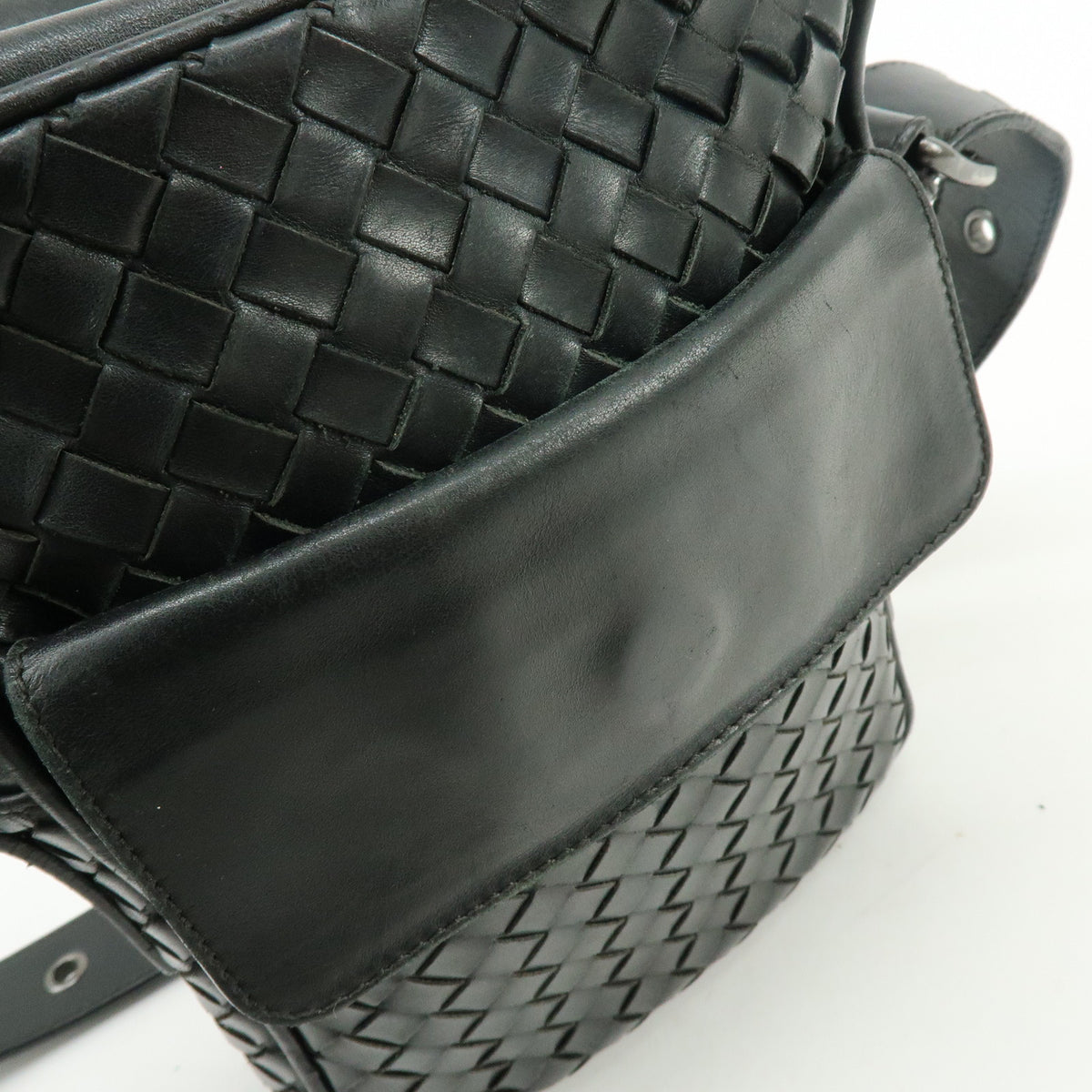 BOTTEGA VENETA Intrecciato Leather Shoulder Bag Crossbody Bag 163313