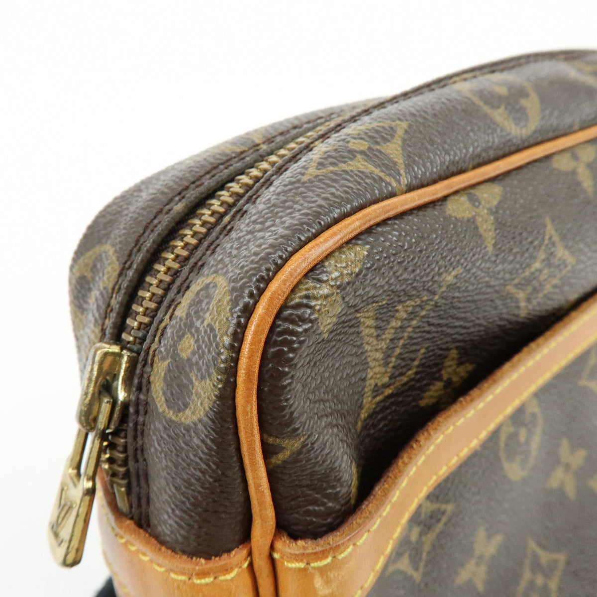 Louis Vuitton Monogram Compiegne 23 Pouch Clutch Bag Brown M51847