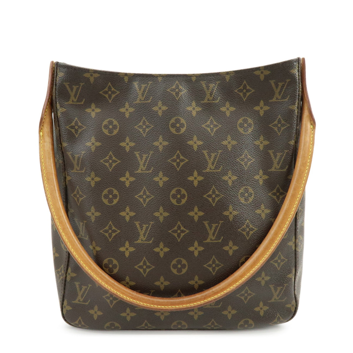 Louis Vuitton Monogram Looping GM Leather Shoulder Bag Brown M51145