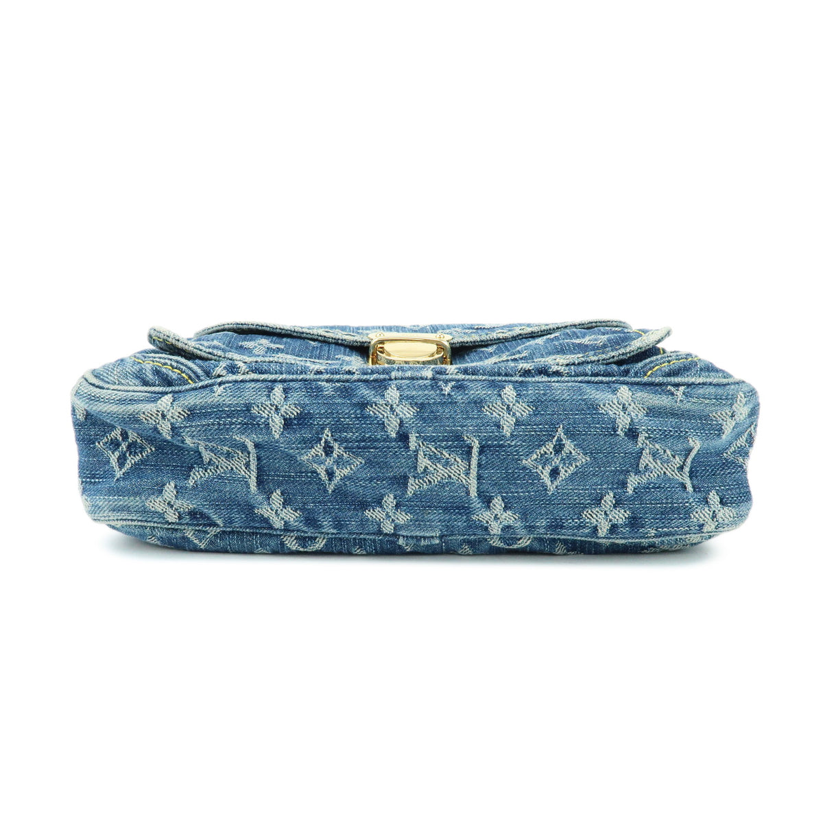 Louis Vuitton Monogram Denim Bum Bag Waist Bag Body Bag Blue M95347