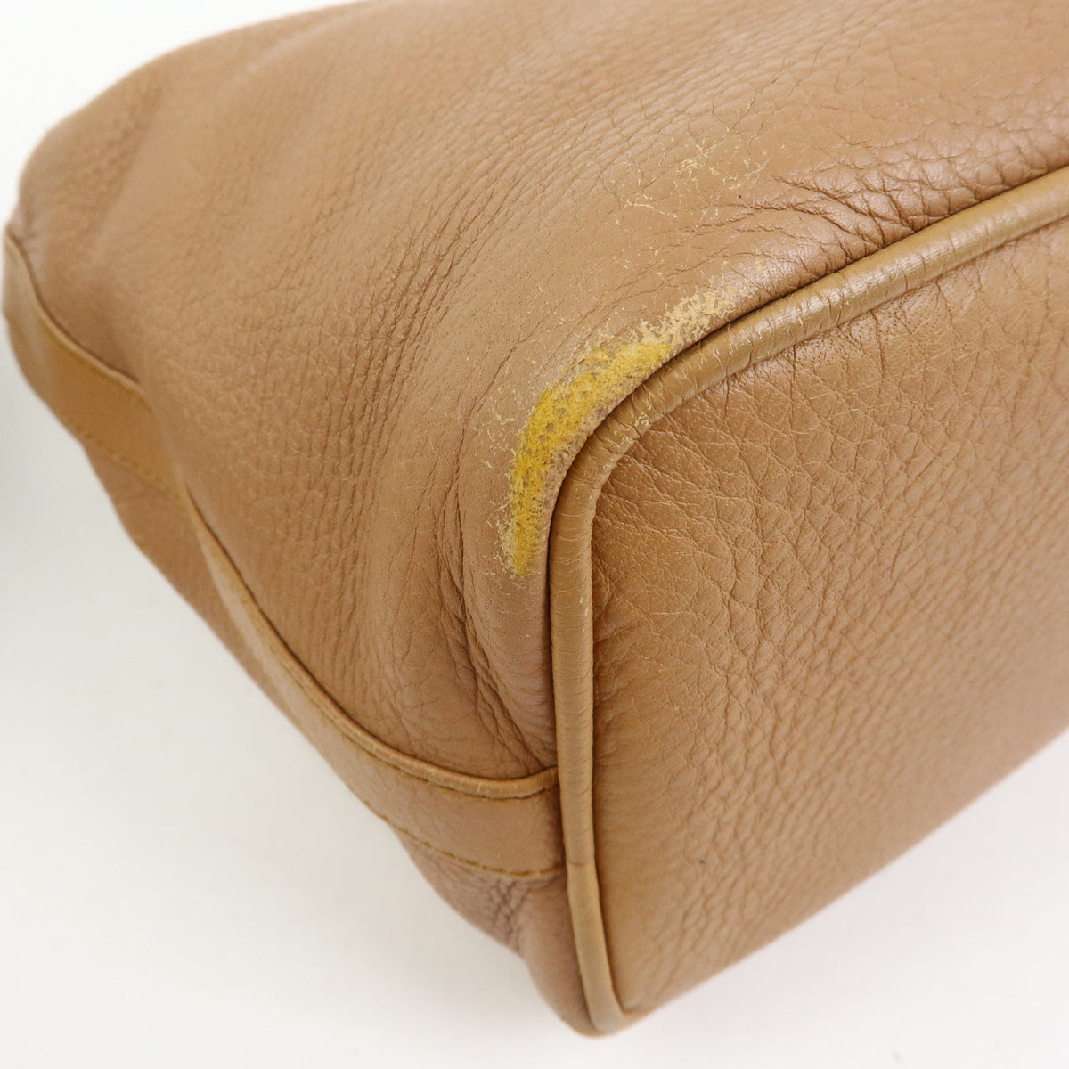 BOTTEGA VENETA Intrecciato Leather Shoulder Bag Hand Bag Brown