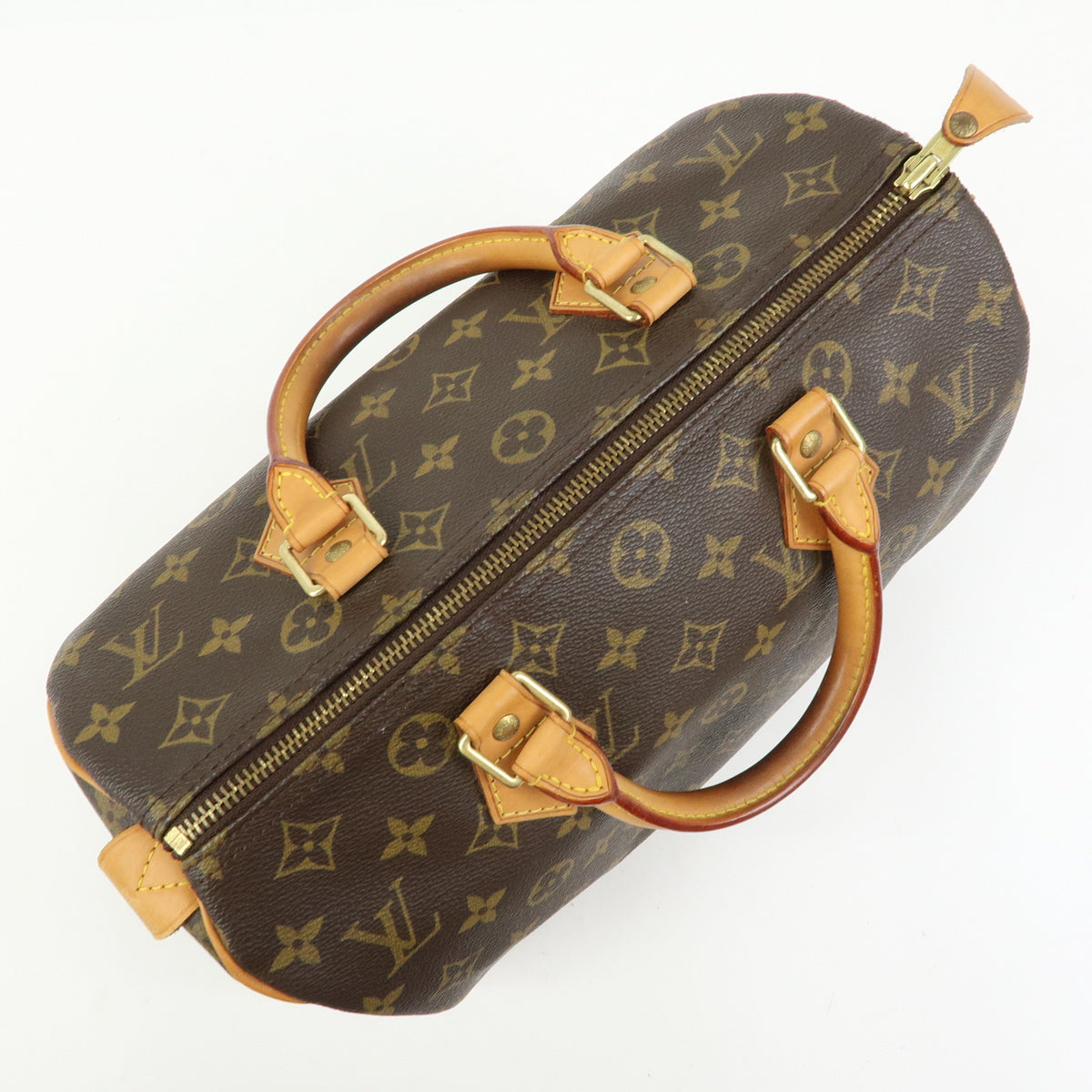 Louis Vuitton Monogram Speedy 30 Boston Bag Hand Bag Brown M41526