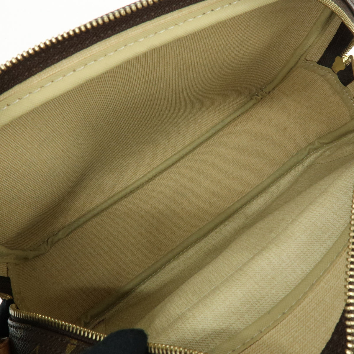 Louis Vuitton Monogram Reporter PM Shoulder Crossbody Bag Brown M45254