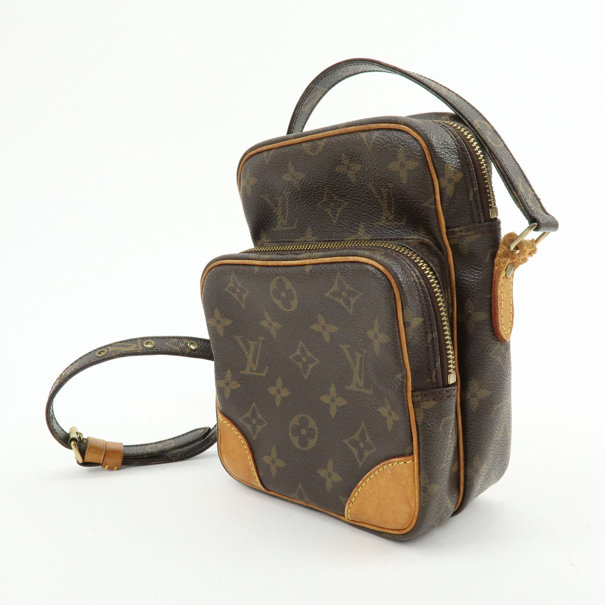Louis Vuitton Monogram Amazone Shoulder Bag Crossbody Bag Brown M45236
