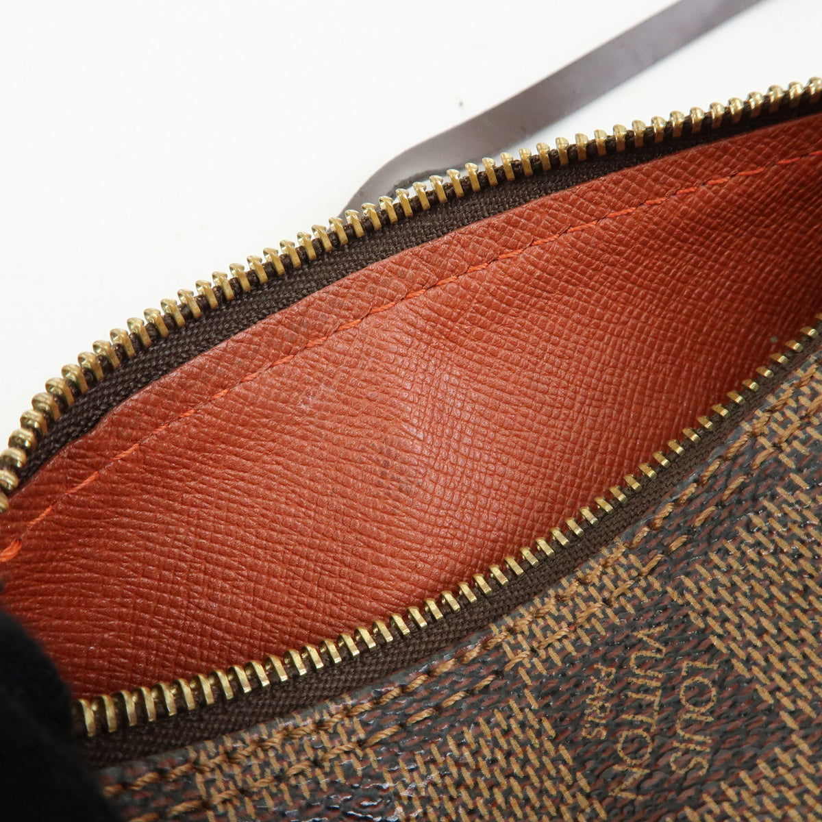 Louis Vuitton Damier Mini Pouch for Papillon Bag Brown