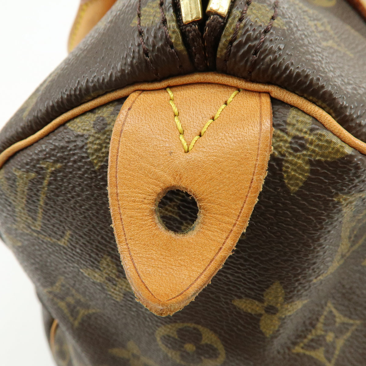 Louis Vuitton Monogram Speedy 30 Boston Bag Hand Bag Brown M41526