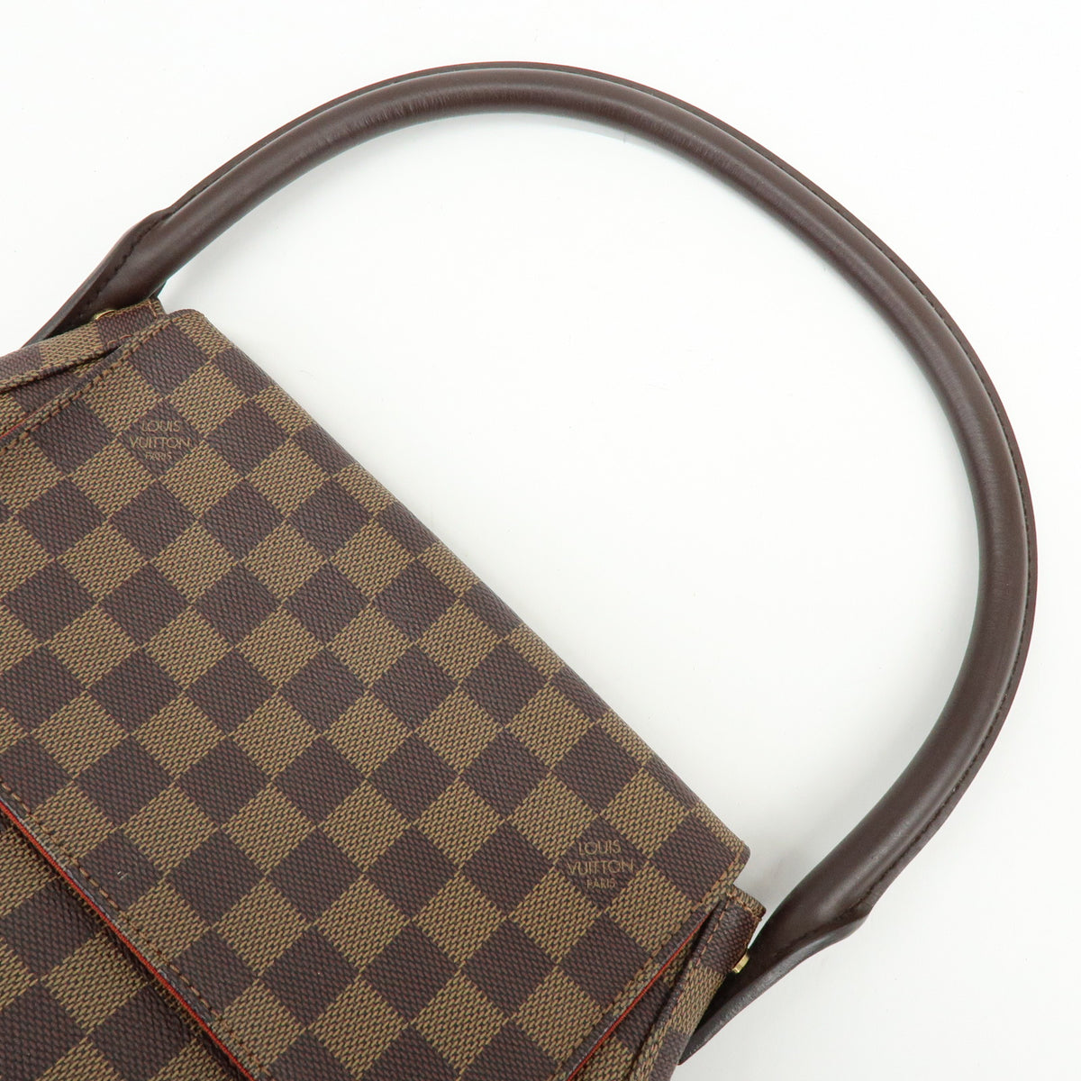 Louis Vuitton Damier Ebene Mini Looping Shoulder Bag Brown N51158