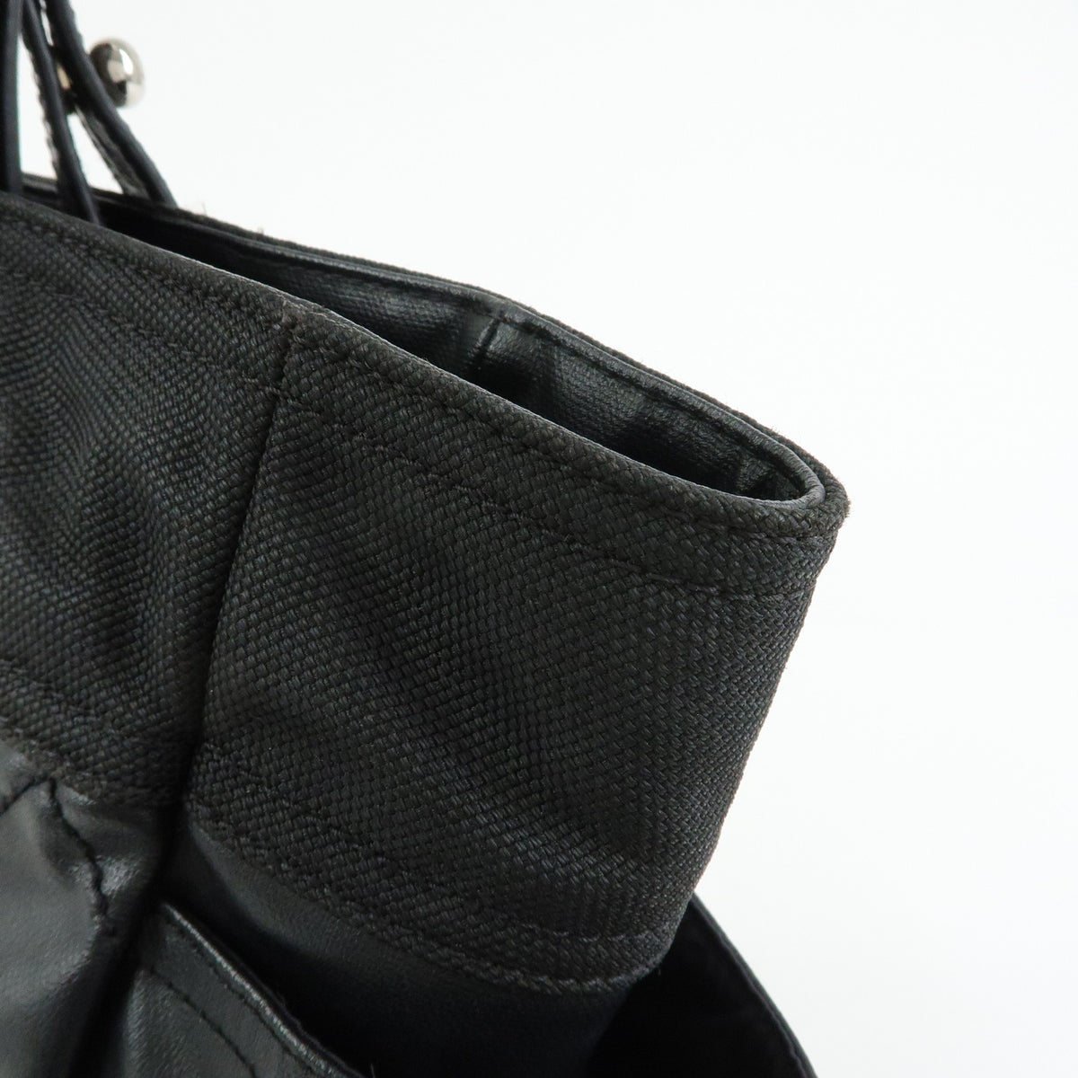 CHANEL Paris Biarritz GM PVC Leather Tote Bag Shoulder Bag Black