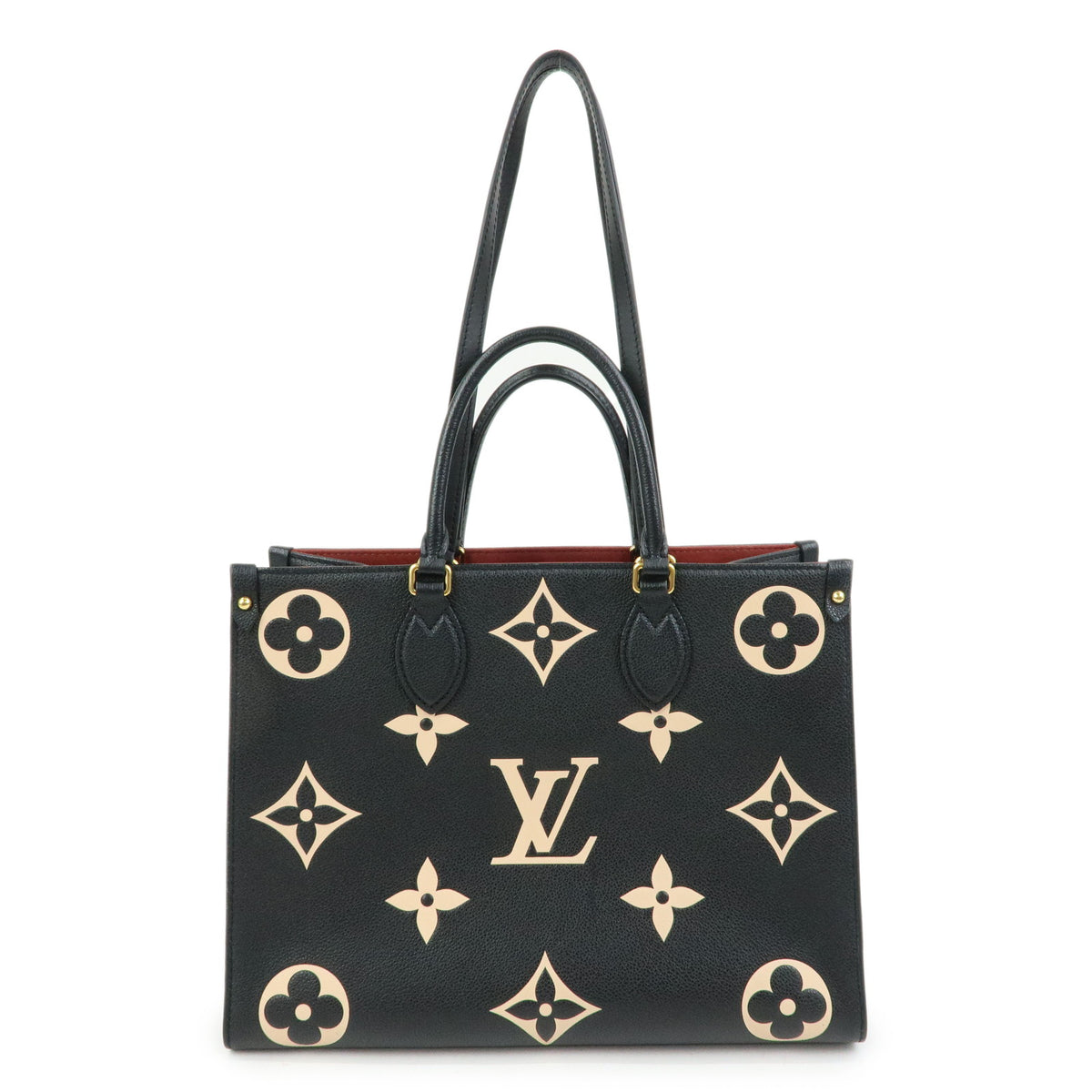 Louis Vuitton Bicolor Monogram Empreinte On The Go MM Tote Bag M45495