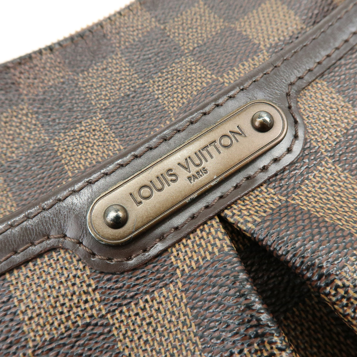 Louis Vuitton Damier Bloomsbury PM Canvas Leather Shoulder Bag N42251