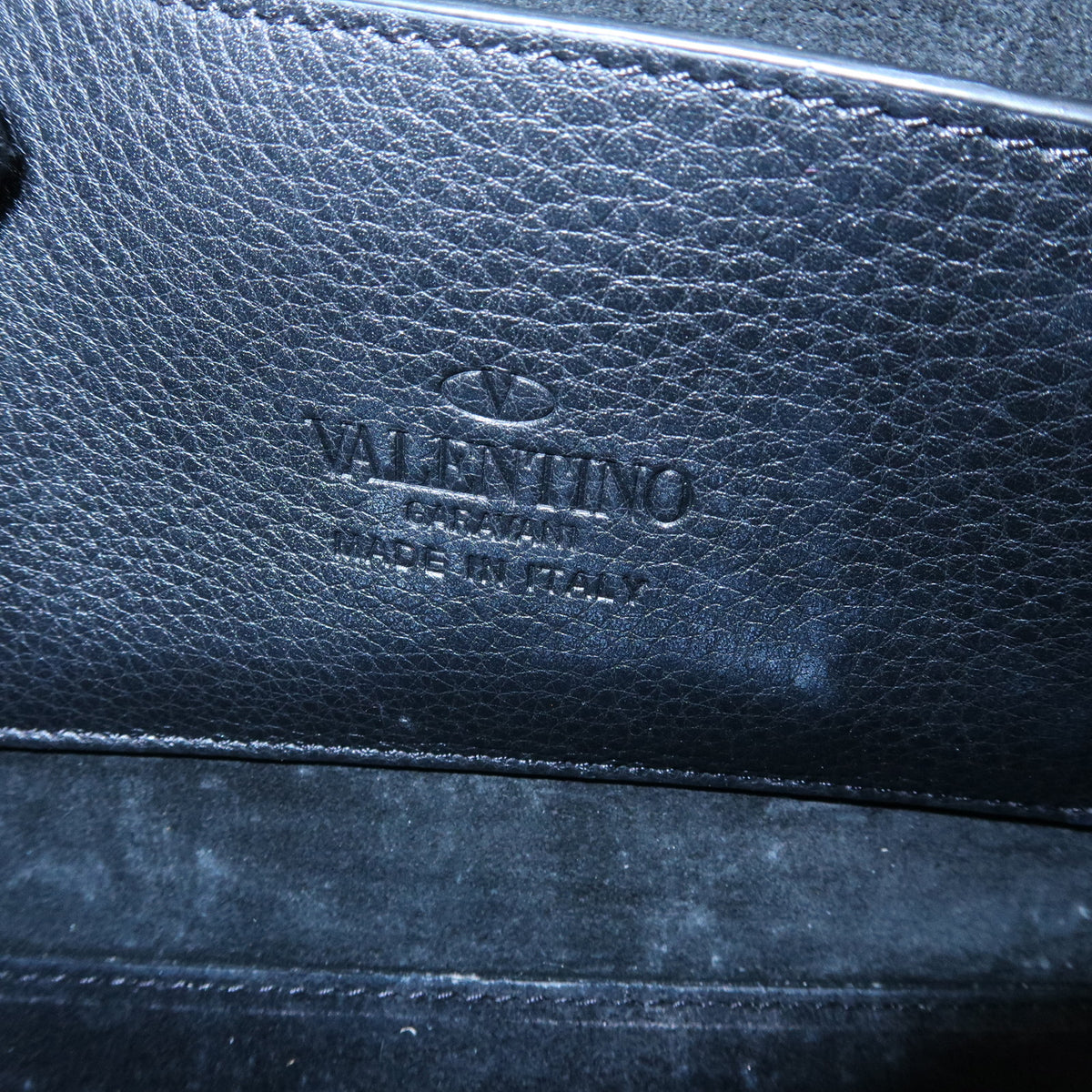 VALENTINO Rockstud Small Leather Shoulder Bag Black