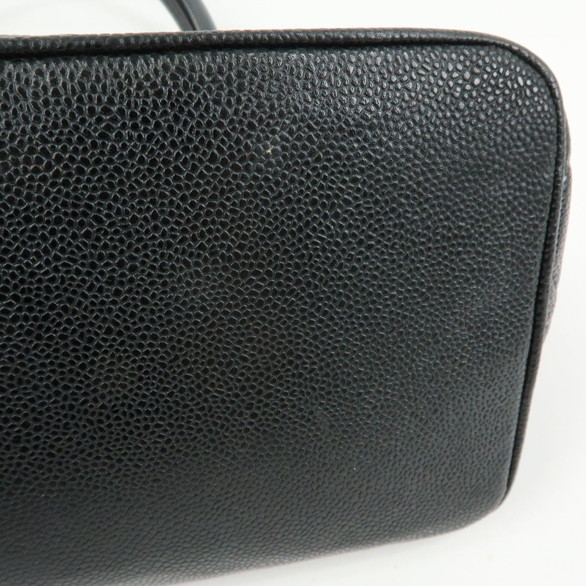 CHANEL Matelasse COCO Mark Medallion Tote Bag Hand Bag Black A01804