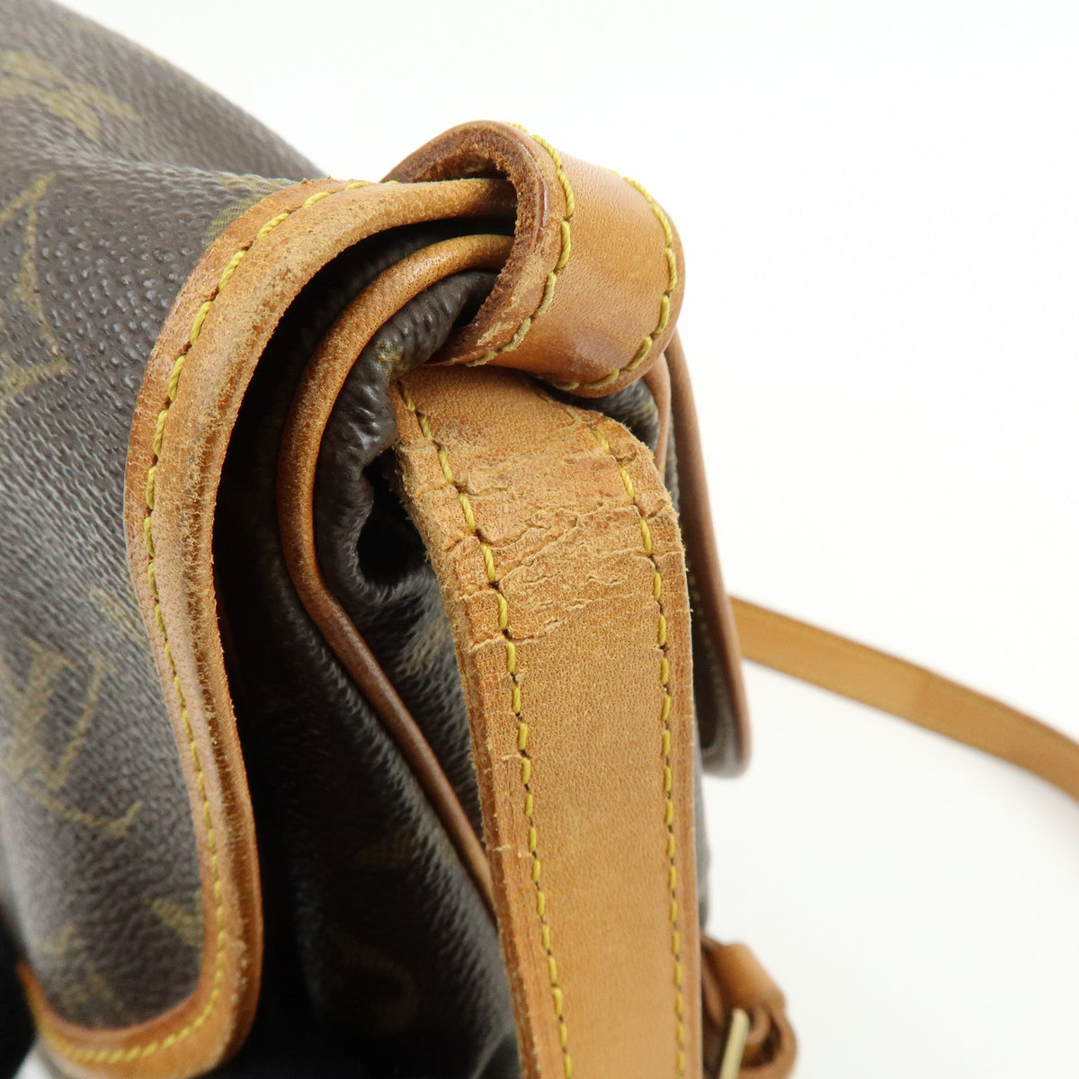Louis Vuitton Monogram Saumur 30 Canvas Shoulder Bag Brown M42256