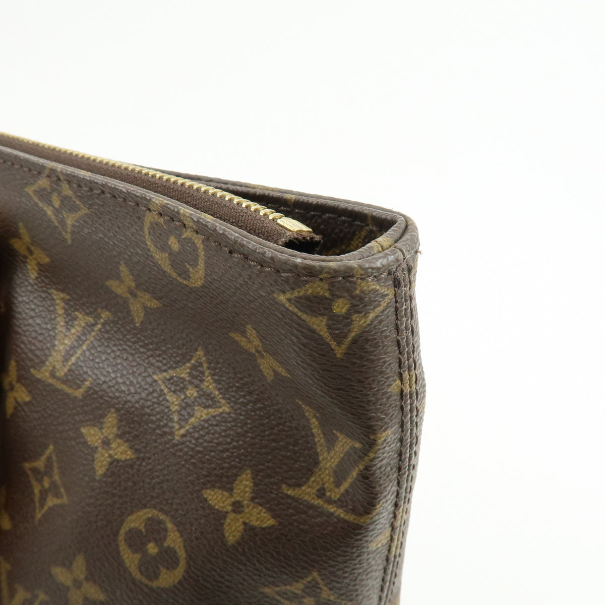 Louis Vuitton Monogram Cabas Mezzo Tote Bag Shoulder Bag Brown M51151