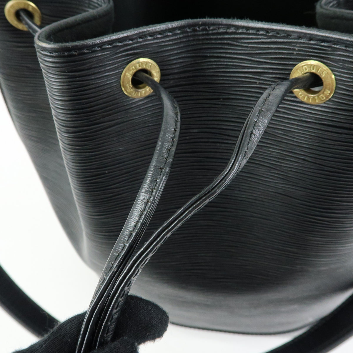 Louis Vuitton Epi Noe Leather Shoulder Bag Hand Bag Noir Black M59002