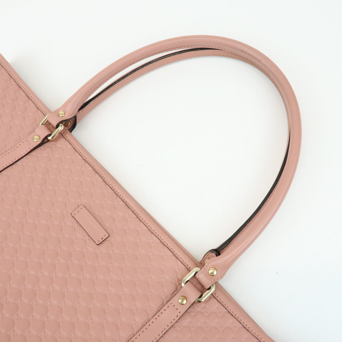GUCCI Microguccissima Leather Tote Bag Shoulder Bag Pink 449647