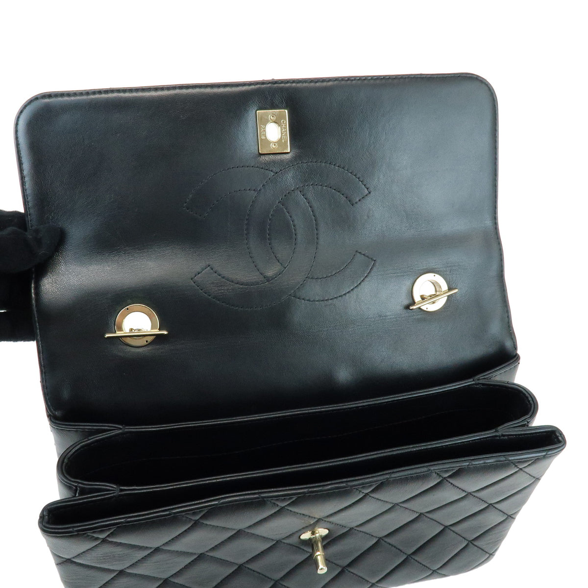 CHANEL Trendy CC Matelasse Calf Skin 2Way Bag Hand Shoulder Bag A69923