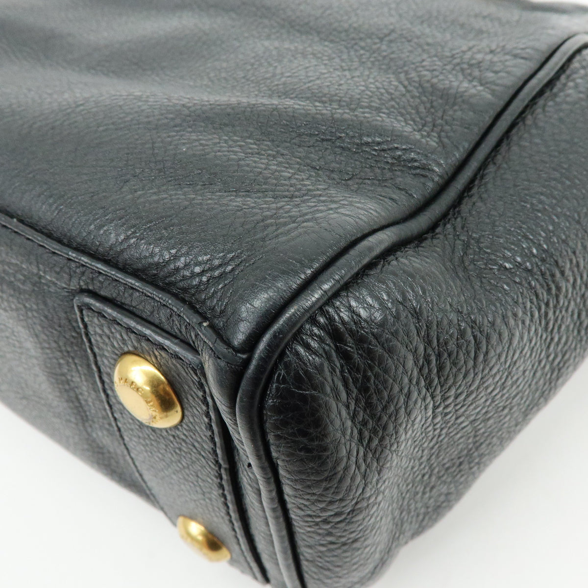 MARC by MARC JACOBS Top Handle Leather 2Way Bag Shoulder Bag Black
