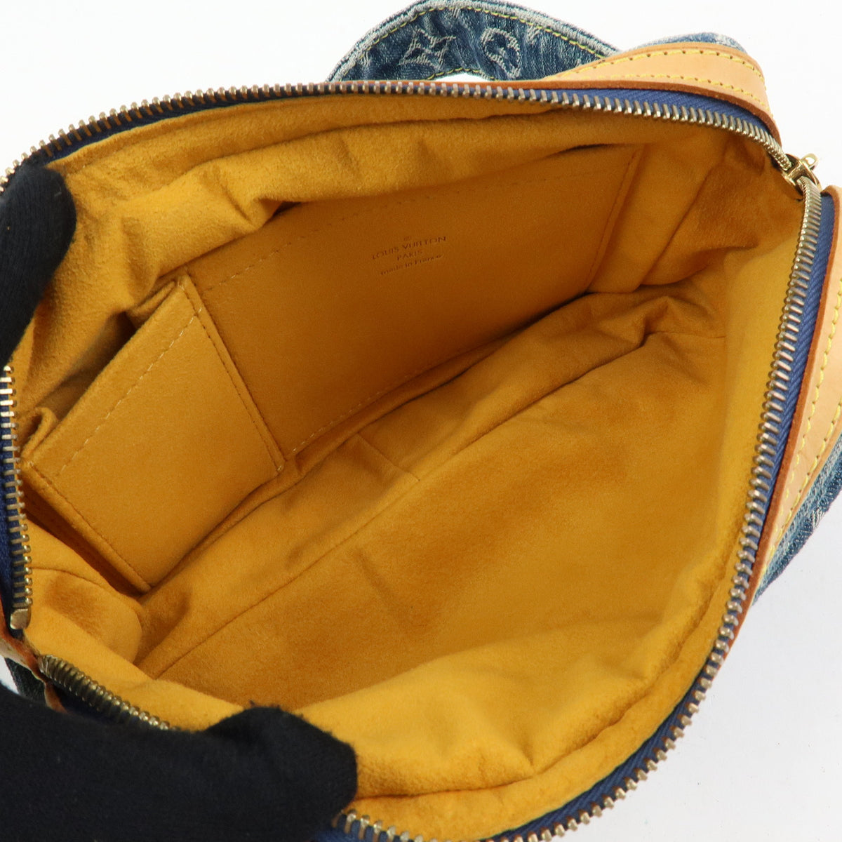Louis Vuitton Monogram Denim Bum Bag Waist Bag Blue M95347