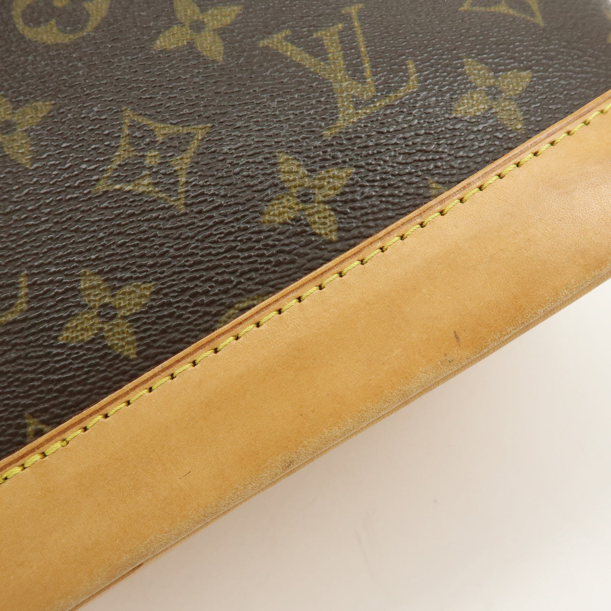Louis Vuitton Monogram Alma PM Canvas Leather Hand Bag Brown M51130