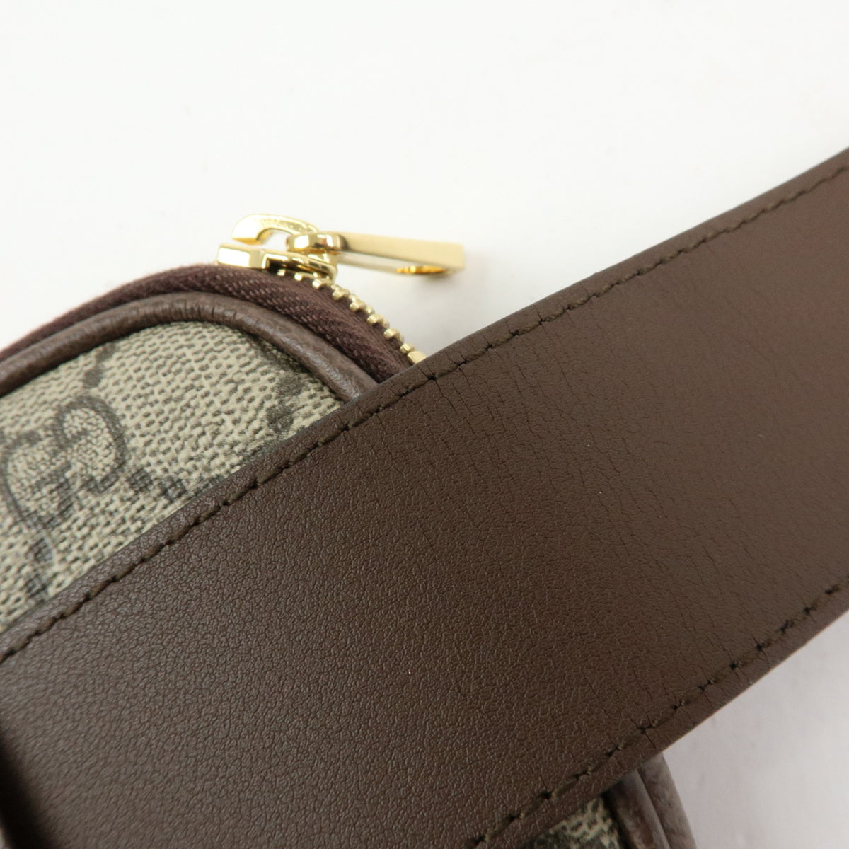 GUCCI Sherry Ophidia Double G GG Supreme Leather Waist Bag Pouch 519308