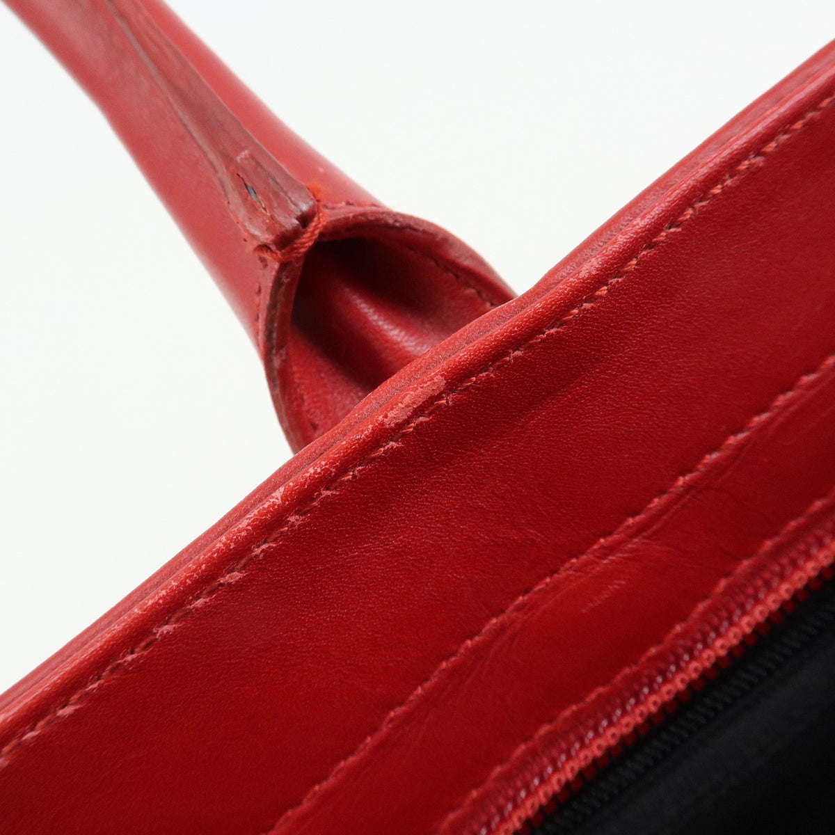 GUCCI GG Canvas Leather Tote Bag Hand Bag Beige Red 002・1119