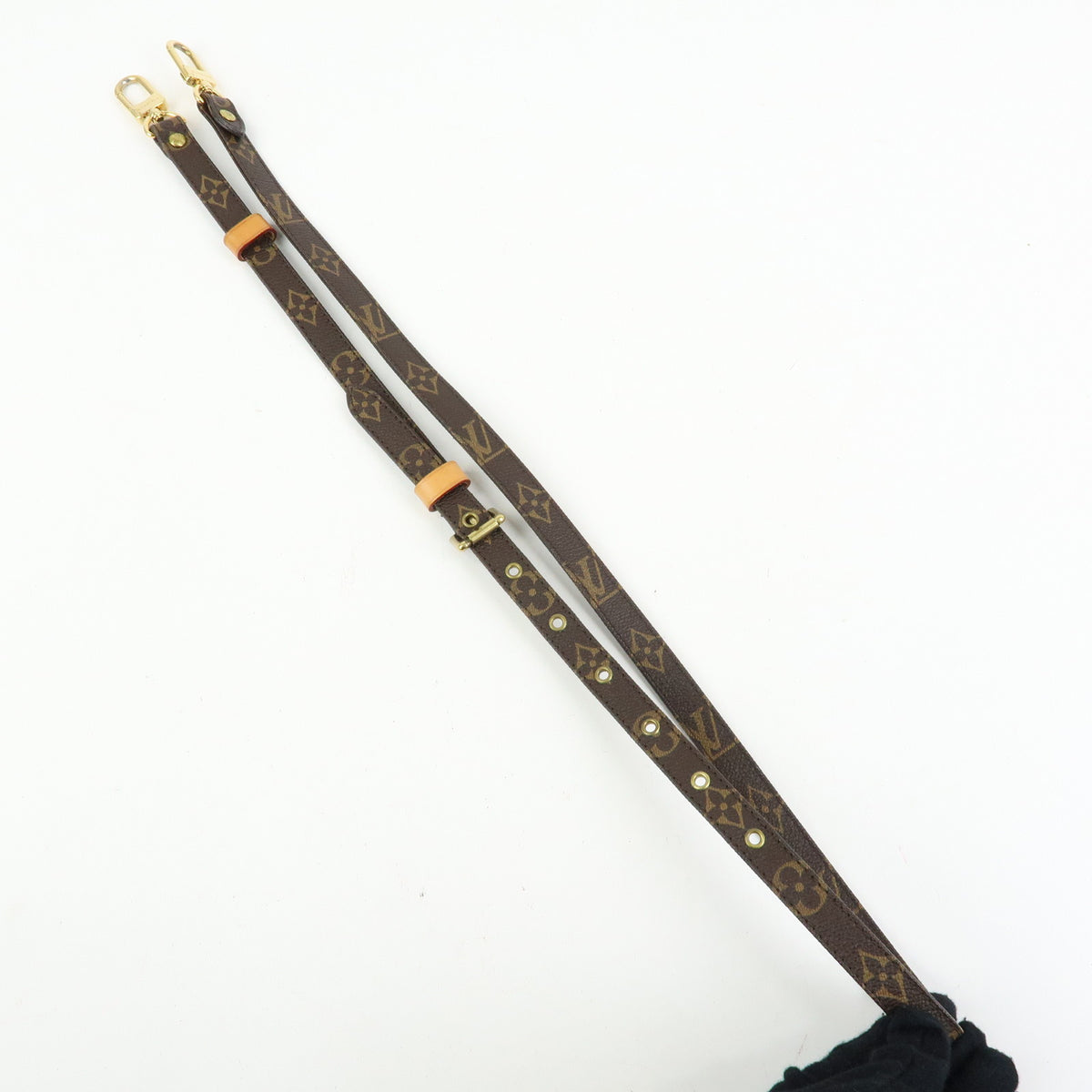 Louis Vuitton Monogram Adjustable Shoulder Strap Brown 120cm J52315