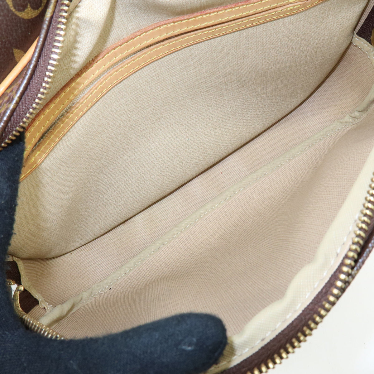 Louis Vuitton Monogram Reporter PM Shoulder Crossbody Bag Brown M45254